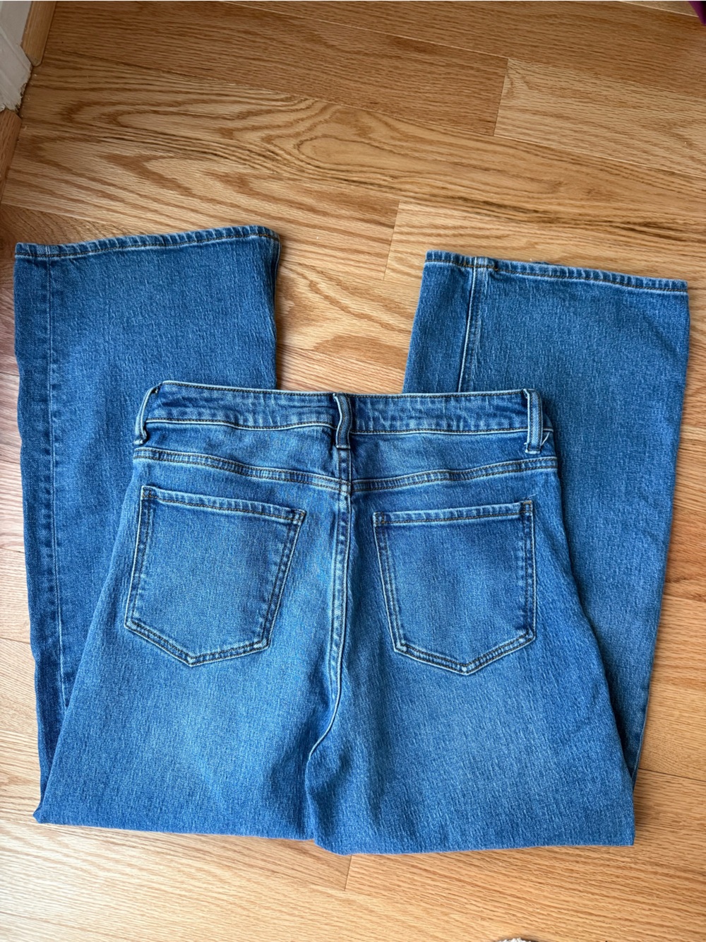 Quince Bella Stretch Wide Leg Jean Atlantic Blue 28" Inseam - Size 30 - Picture 9 of 11